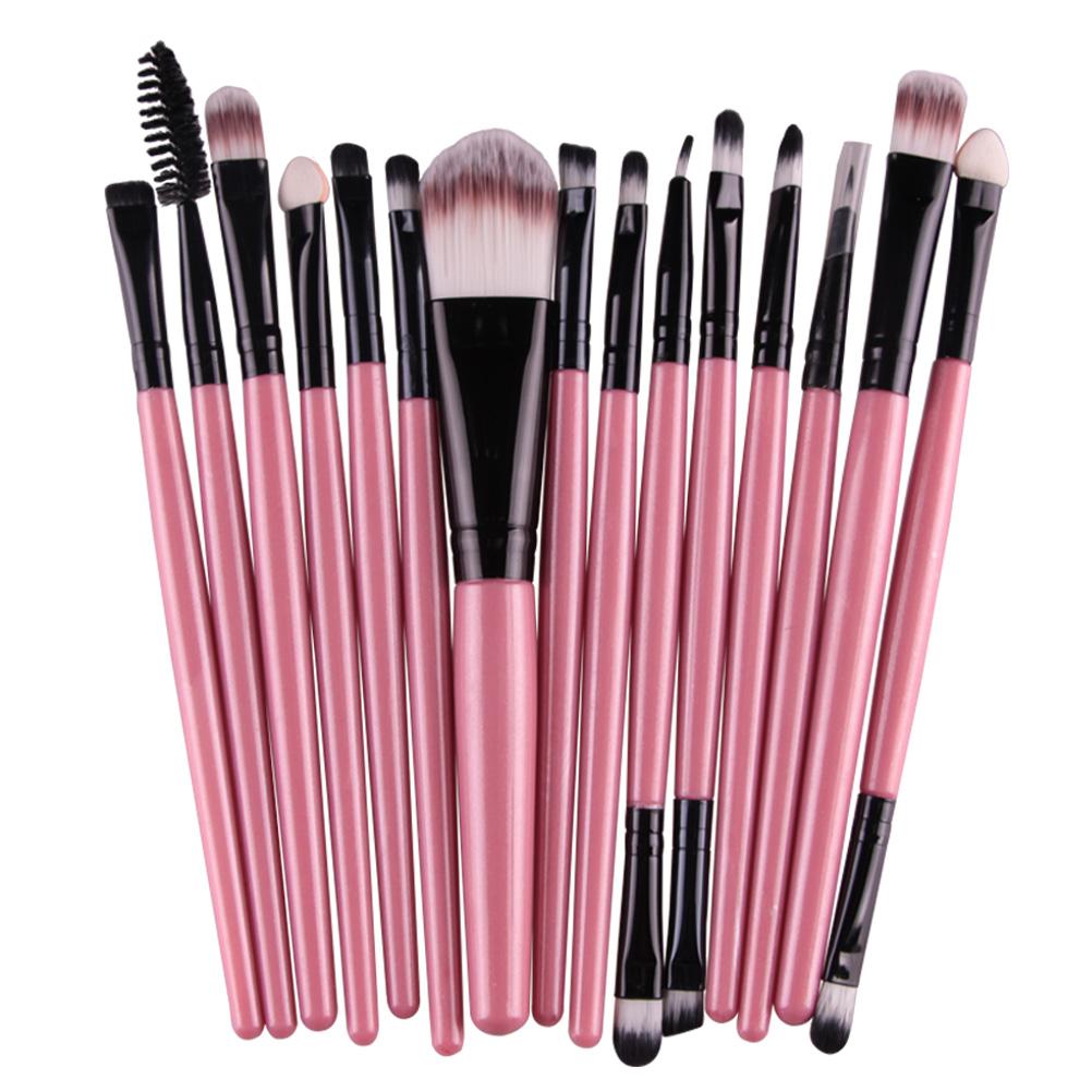 Makeup Brushes Set(15Pcs), Eye Shadow Foundation Powder Eyeliner Eyelash Lip Make Up Brush Cosmetic Beauty Tool