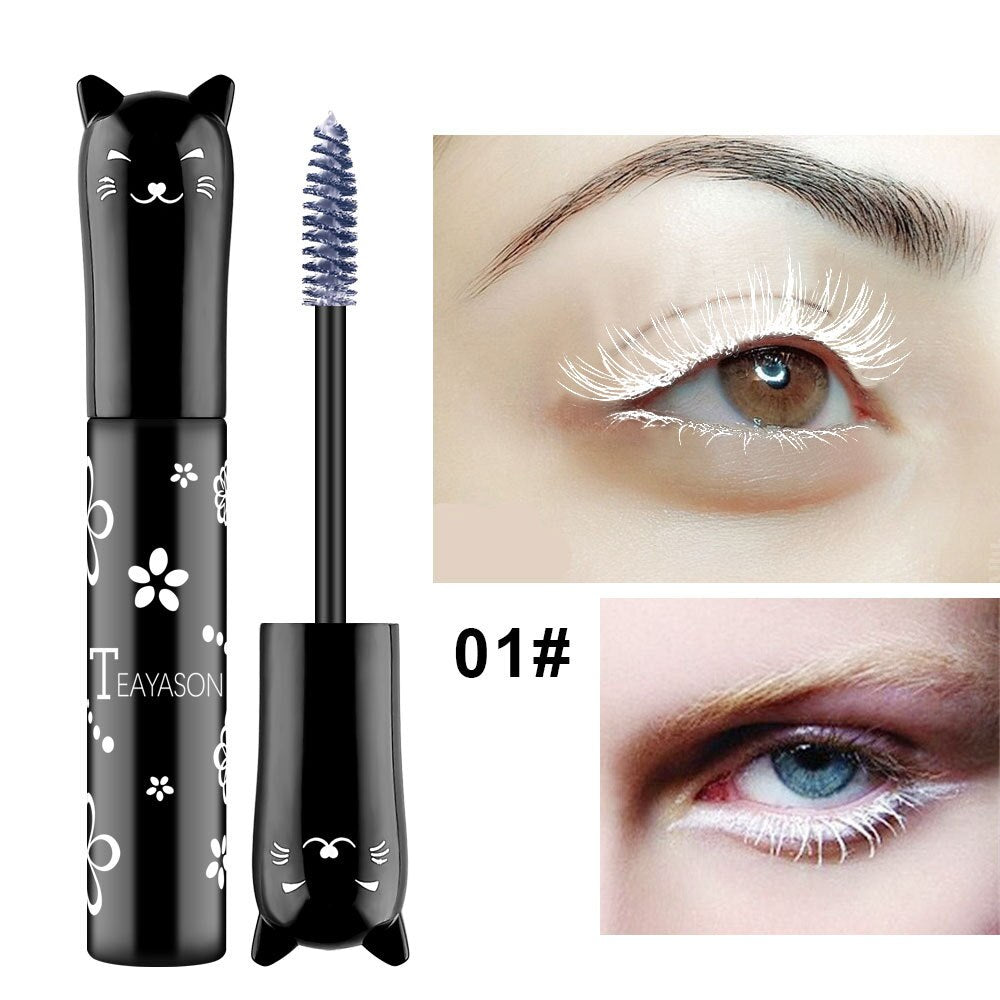 Eyes - Professional Makeup Mascara - Waterproof, Curling, Lengthening - Blue Purple Color Mascara