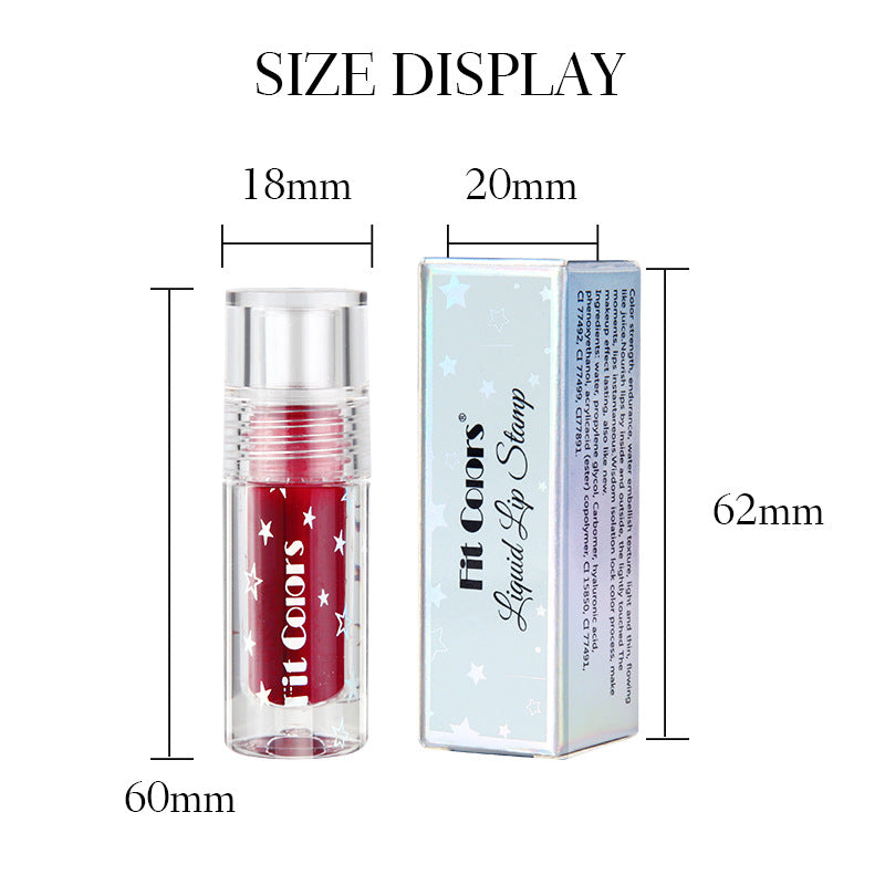 Fit Colors Lip Dye Liquid Lipstick Moisturizes Does Not Fade Does Not Stick To Cup Bite Lip Makeup Lip Dye Liquid Lip Emulsion Lip Glaze