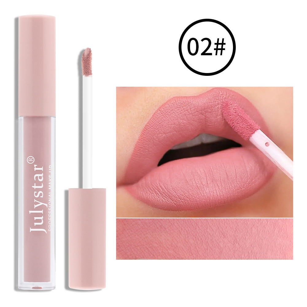 Fog Matte Makeup Free Ice Cream Lip Glaze Velvet Does Not Stick To Lip Mud