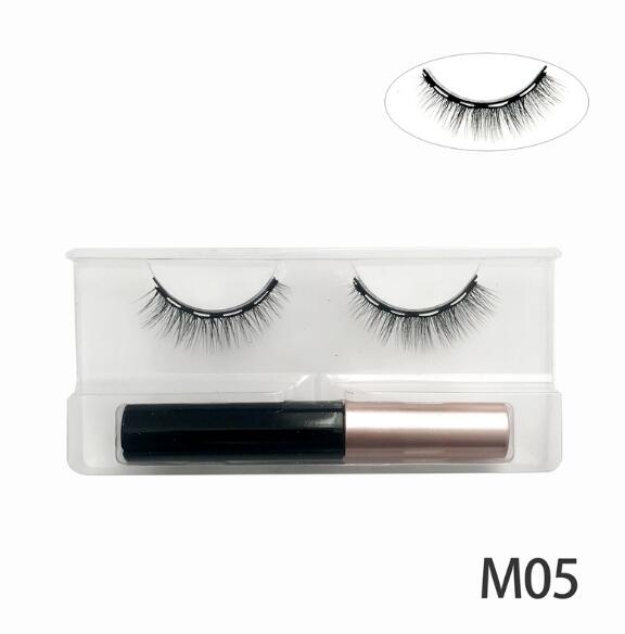 EyeLiner / EyeLashes  - 3D Mink Magnetic Eyelashes and Waterproof Lasting Eyeliner (Magnet Mink) Eyelashes Makeup Extension False Eyelashes