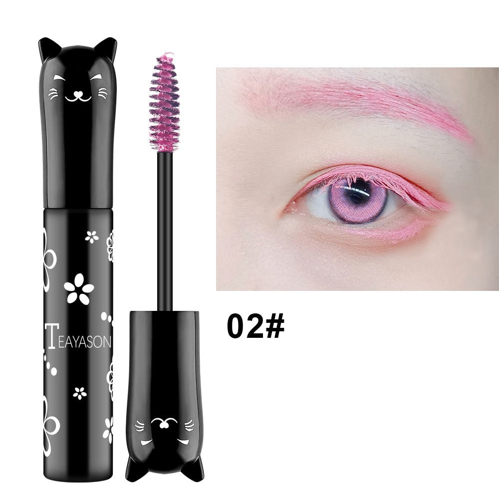 Eyes - Professional Makeup Mascara - Waterproof, Curling, Lengthening - Blue Purple Color Mascara