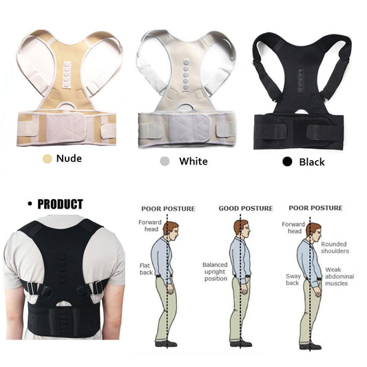 Magnetic Therapy POSTURE CORRECTOR BRACE - Shoulder Back Support Belt for Men Women Braces & Supports Belt Shoulder Posture