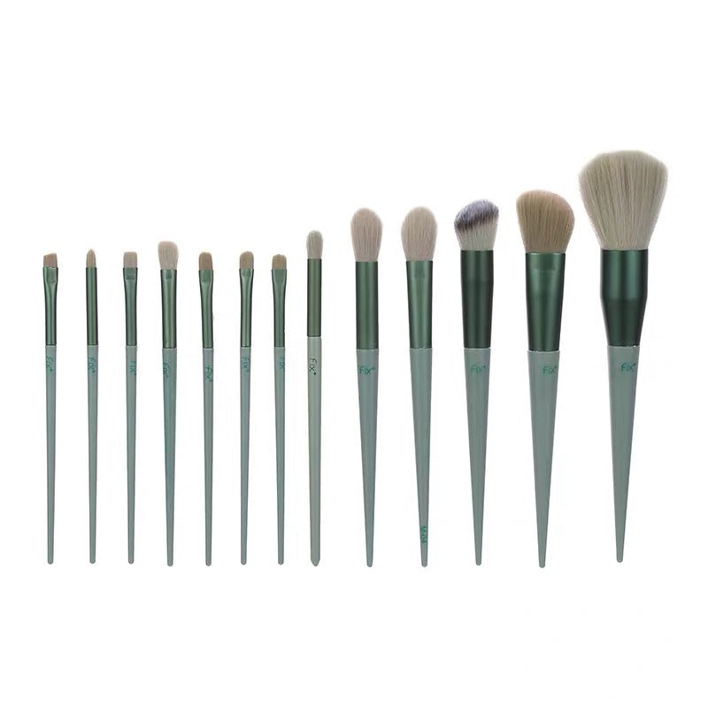 13Pcs Makeup Brush Set - Make Up Concealer Brush, Blush Powder Brush, Eye Shadow Highlighter Foundation Brush - Cosmetic Beauty Tools