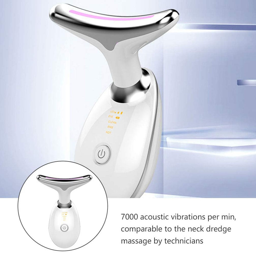 Men/ Women - FACE MASSAGER - Anti Wrinkles High Frequency Vibration Anti Aging Reduced Puffiness Facial Device