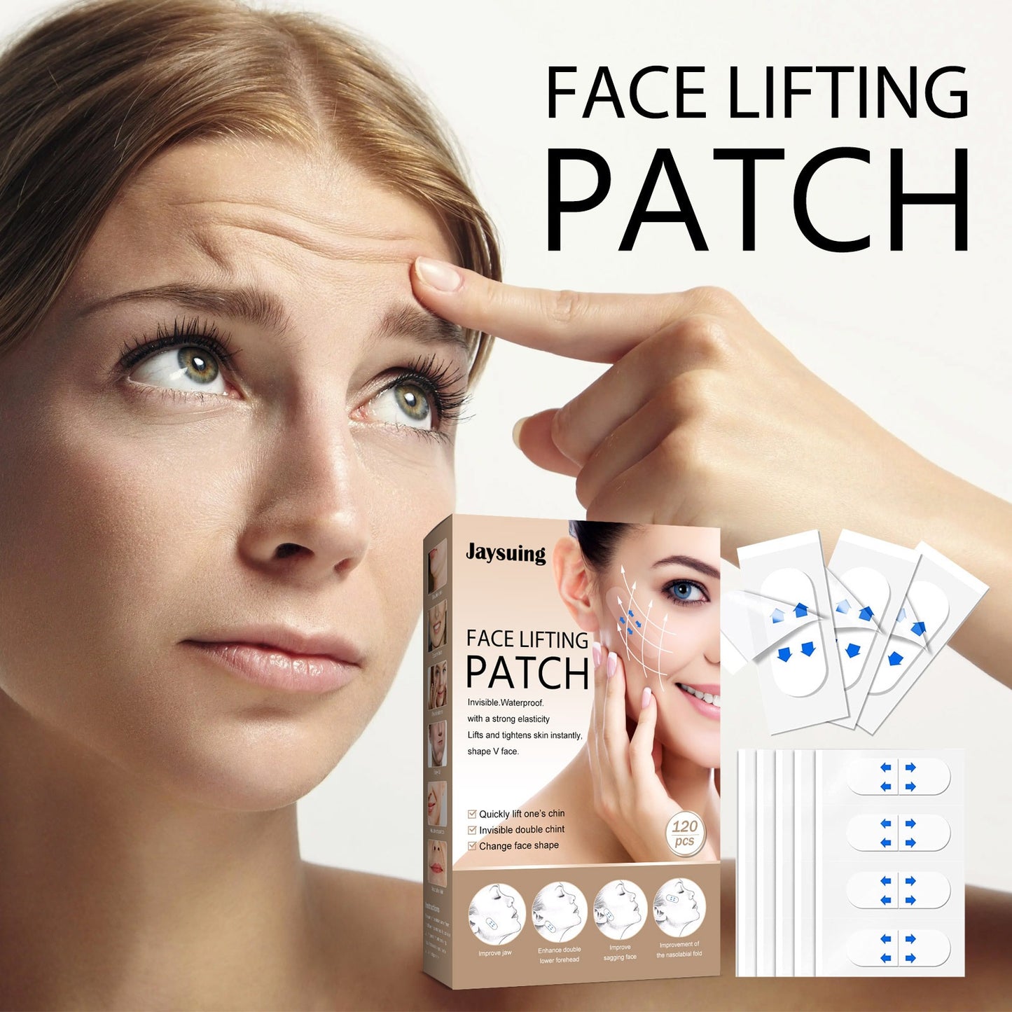 Invisible Face Lift Stickers Lift And Tighten The Chin To Reduce Fine Lines And Shape The V-Shaped Face Stickers