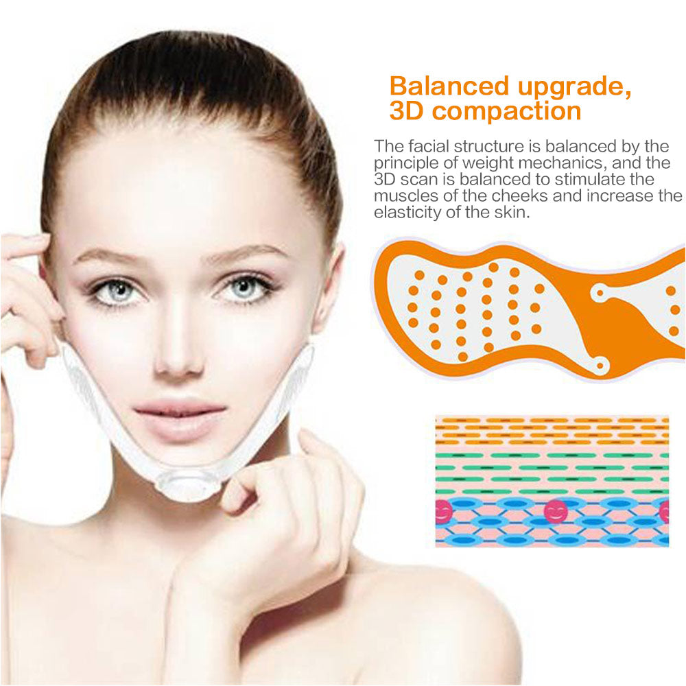 FACE LIFTING MACHINE with gel pads. EMS Facial Massager.