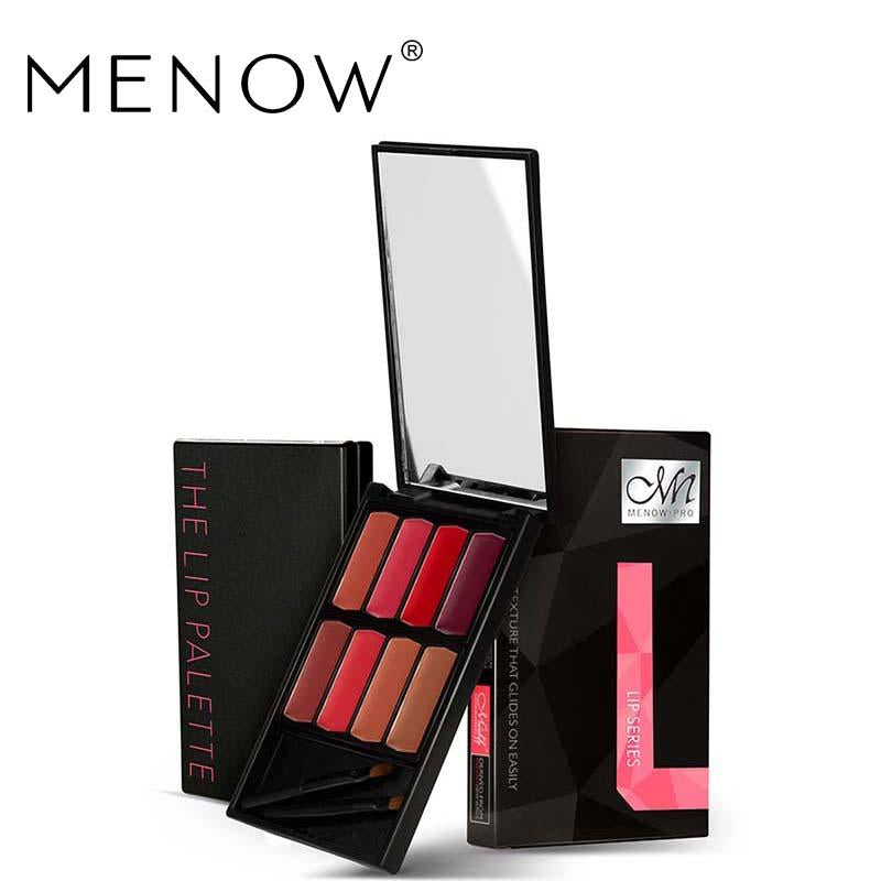 LIP GLOSS PALETTE MAKEUP - Menow Brand (8 colors)  Waterproof Lasting Moisturizer Lipsticks L501