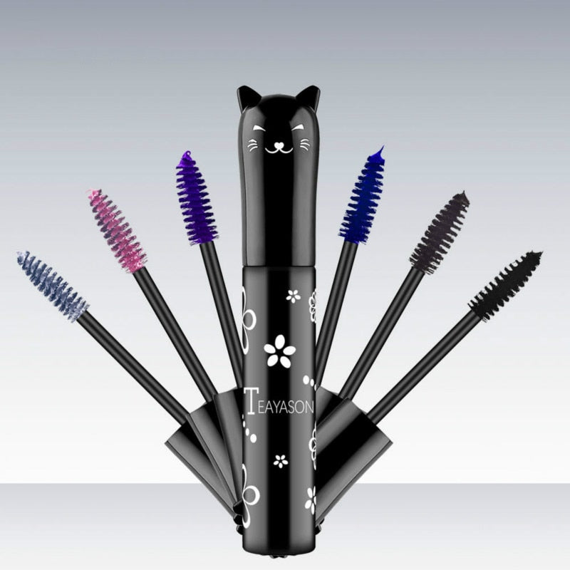 Eyes - Professional Makeup Mascara - Waterproof, Curling, Lengthening - Blue Purple Color Mascara