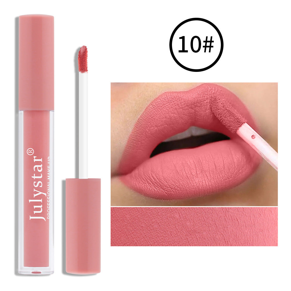 Fog Matte Makeup Free Ice Cream Lip Glaze Velvet Does Not Stick To Lip Mud