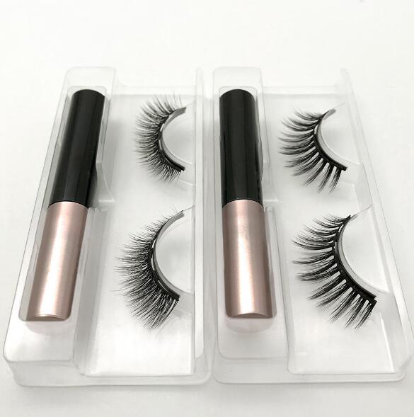 EyeLiner / EyeLashes  - 3D Mink Magnetic Eyelashes and Waterproof Lasting Eyeliner (Magnet Mink) Eyelashes Makeup Extension False Eyelashes