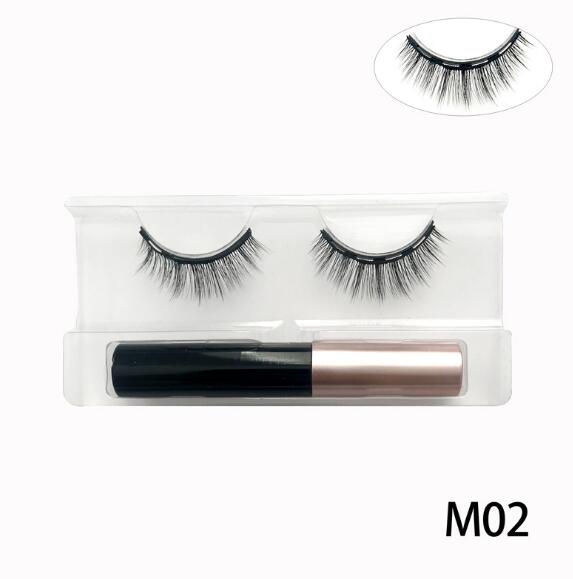 EyeLiner / EyeLashes  - 3D Mink Magnetic Eyelashes and Waterproof Lasting Eyeliner (Magnet Mink) Eyelashes Makeup Extension False Eyelashes