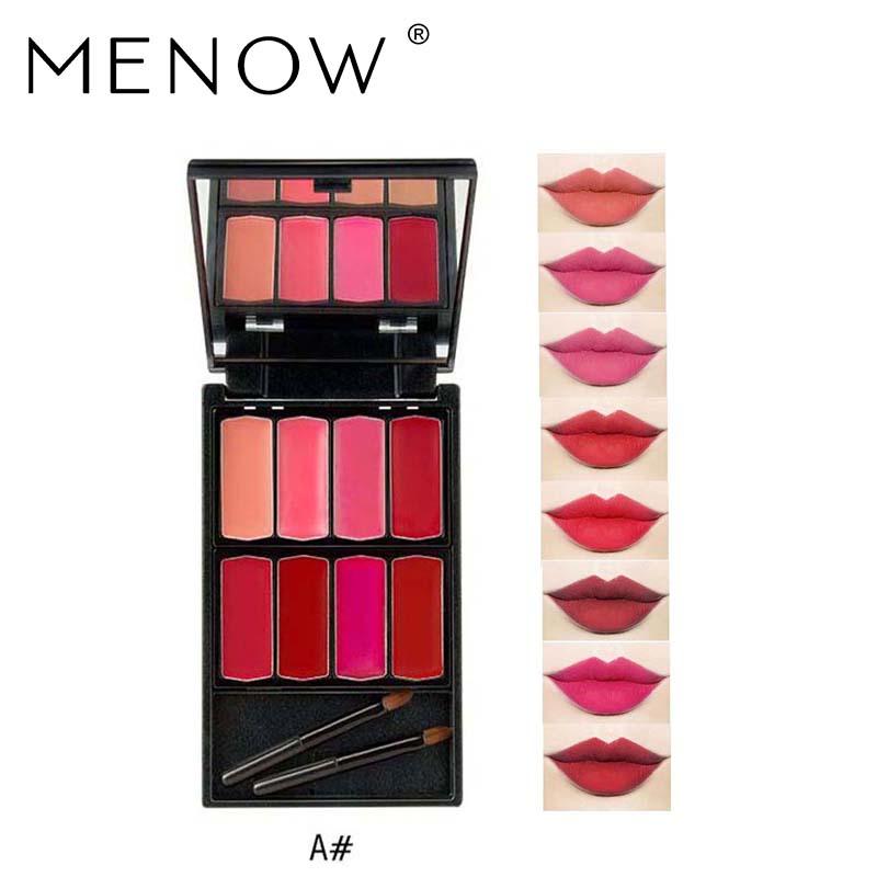 LIP GLOSS PALETTE MAKEUP - Menow Brand (8 colors)  Waterproof Lasting Moisturizer Lipsticks L501