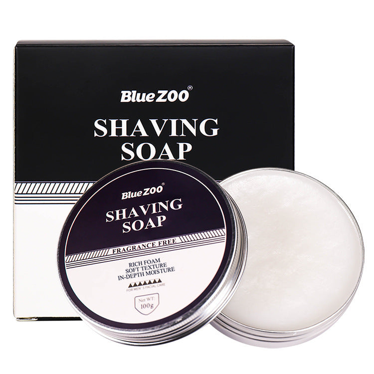 MEN'S SHAVING SOAP - BlueZOO Men's Facial Shave Beard Shaving Foaming Soap Sandalwood Scented Mint