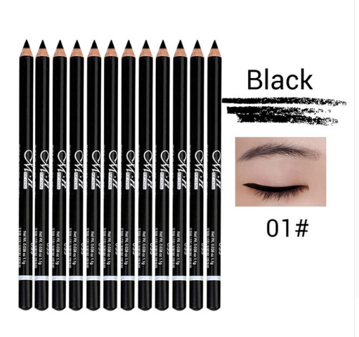 MENOW (12 Colors or 12 Black) 3n1 EYE PENCIL - 1)Eyeliner Pencil,  2)Eyebrow Pencil, and 3)Lip Liner