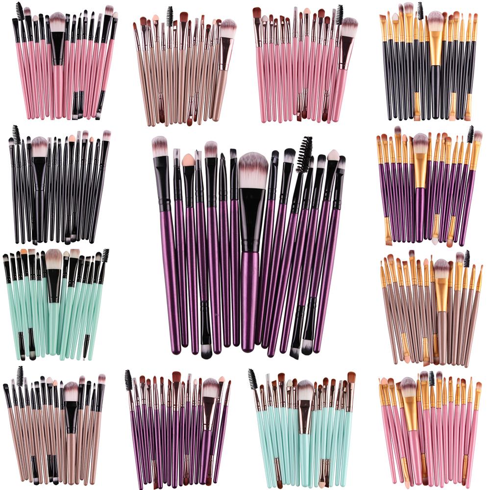 Makeup Brushes Set(15Pcs), Eye Shadow Foundation Powder Eyeliner Eyelash Lip Make Up Brush Cosmetic Beauty Tool