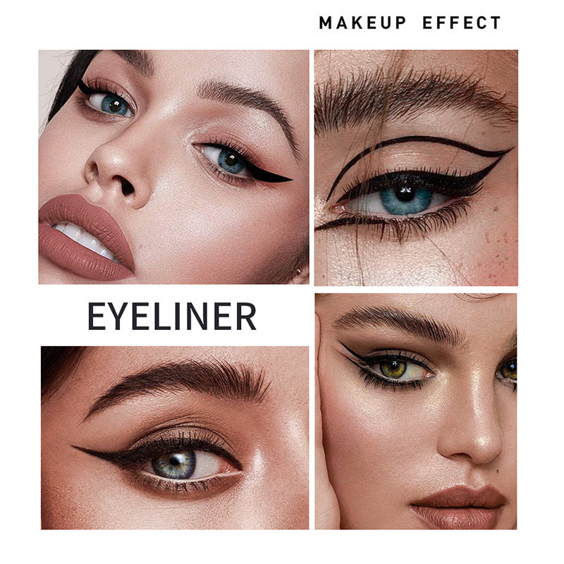 EYELINER - Colors DOUBLE-HEADED Triangle Wing, Seal Waterproof, Sweat-Proof Liquid Eyeliner - Fit