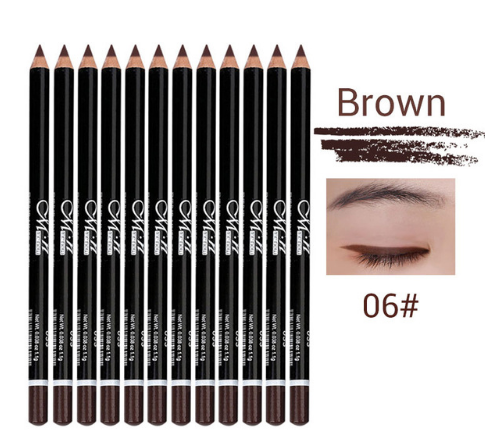 MENOW (12 Colors or 12 Black) 3n1 EYE PENCIL - 1)Eyeliner Pencil,  2)Eyebrow Pencil, and 3)Lip Liner