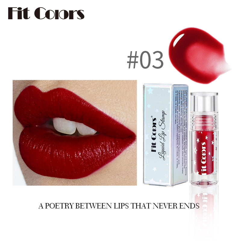 Fit Colors Lip Dye Liquid Lipstick Moisturizes Does Not Fade Does Not Stick To Cup Bite Lip Makeup Lip Dye Liquid Lip Emulsion Lip Glaze