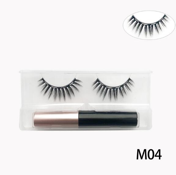 EyeLiner / EyeLashes  - 3D Mink Magnetic Eyelashes and Waterproof Lasting Eyeliner (Magnet Mink) Eyelashes Makeup Extension False Eyelashes