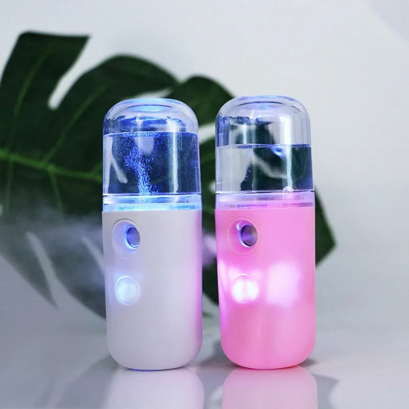 USB PORTABLE HUMIDIFIER - Rechargeable Nano Mist Sprayer, Facial  Nebulizer Steamer, Moisturizing Beauty Skin Care Tools