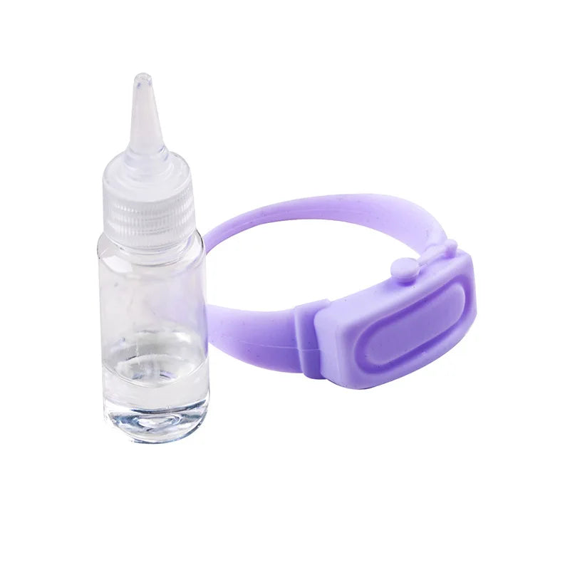 Hand Sanitizer Disinfectant Sub-packing Silicone Bracelet Wristband Hand Dispenser Wearable Hand Sanitizer Dispenser Pumps